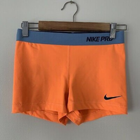Nike Pants - NIKE PRO | Women's Orange Flourescent Spandex